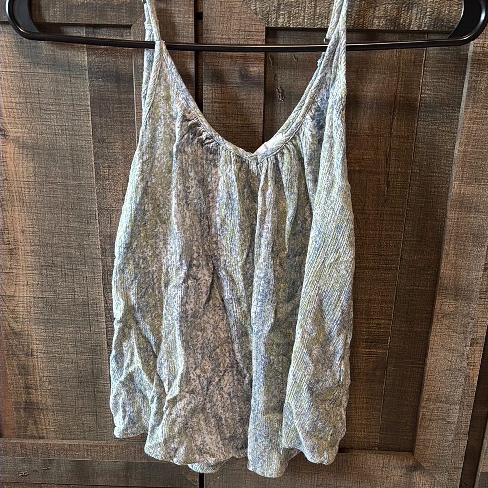 Women's Blue Sleeveless Top